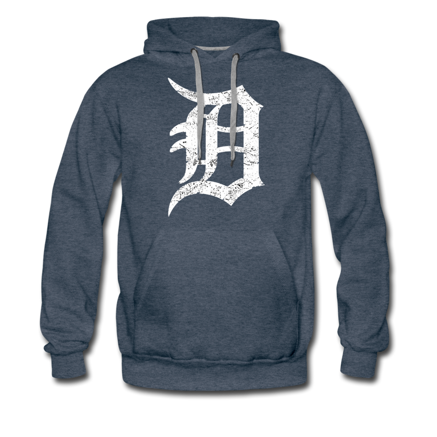 Motor City Detroit Letter D Men's Premium Hoodie - Mr.SWAGBEAST