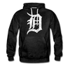 Motor City Detroit Letter D Men's Premium Hoodie - Mr.SWAGBEAST