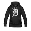 Motor City Detroit Letter D Women's Premium Hoodie - Mr.SWAGBEAST