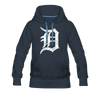Motor City Detroit Letter D Women's Premium Hoodie - Mr.SWAGBEAST