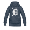 Motor City Detroit Letter D Women's Premium Hoodie - Mr.SWAGBEAST