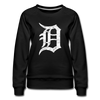 Detroit Motor City The D Letter Women's Premium Sweatshirt - Mr.SWAGBEAST
