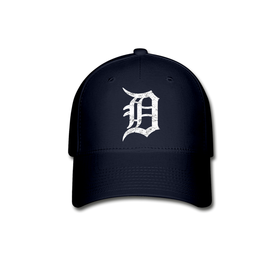 Detroit Motor City The D Letter Flex Fitted Baseball Hat - Mr.SWAGBEAST