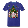 Cat Lovers Christmas Tree Premium Men/Unisex Premium T-shirt - Mr.SWAGBEAST
