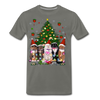 Cat Lovers Christmas Tree Premium Men/Unisex Premium T-shirt - Mr.SWAGBEAST