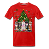 Cat Lovers Christmas Tree Premium Men/Unisex Premium T-shirt - Mr.SWAGBEAST