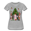 Cat Lover Christmas Tree Funny Christmas Women’s Premium T-shirt - Mr.SWAGBEAST