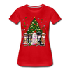 Cat Lover Christmas Tree Funny Christmas Women’s Premium T-shirt - Mr.SWAGBEAST