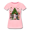 Cat Lover Christmas Tree Funny Christmas Women’s Premium T-shirt - Mr.SWAGBEAST