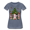 Cat Lover Christmas Tree Funny Christmas Women’s Premium T-shirt - Mr.SWAGBEAST