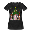 Cat Lover Christmas Tree Funny Christmas Women’s Premium T-shirt - Mr.SWAGBEAST