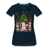 Cat Lover Christmas Tree Funny Christmas Women’s Premium T-shirt - Mr.SWAGBEAST