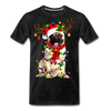 Christmas Pug Love Funny Christmas Men/Unisex Premium T-shirt. - Mr.SWAGBEAST