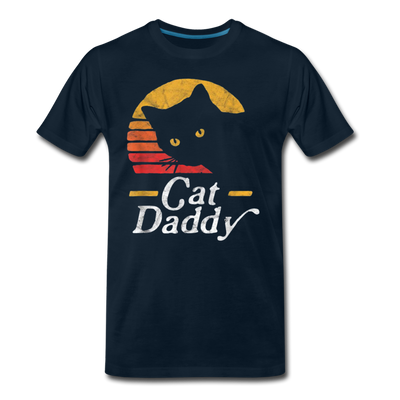 Cat Daddy Funny Cat Lovers Men /Unisex Premium T-shirt - Mr.SWAGBEAST