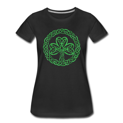 Celtic Clover St. Patrick's Day Women’s Premium T-Shirt - Mr.SWAGBEAST