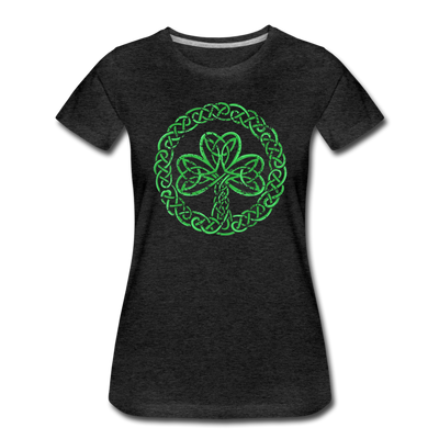 Celtic Clover St. Patrick's Day Women’s Premium T-Shirt - Mr.SWAGBEAST