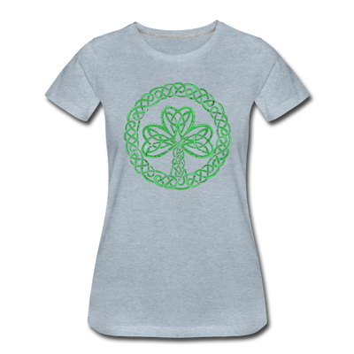 Celtic Clover St. Patrick's Day Women’s Premium T-Shirt - Mr.SWAGBEAST