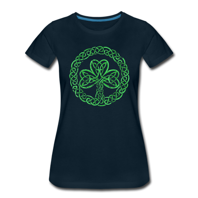 Celtic Clover St. Patrick's Day Women’s Premium T-Shirt - Mr.SWAGBEAST