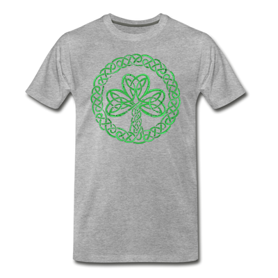 Celtic Clover St. Patrick's Day Men/Unisex Premium T-Shirt - Mr.SWAGBEAST