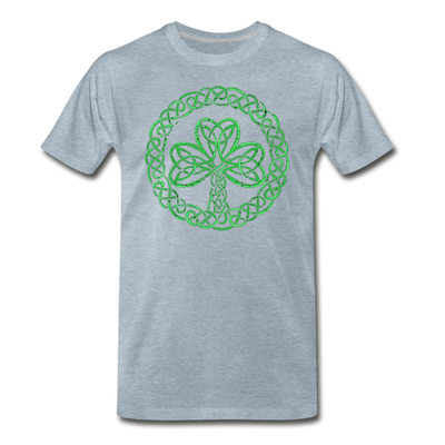 Celtic Clover St. Patrick's Day Men/Unisex Premium T-Shirt - Mr.SWAGBEAST