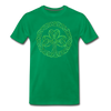 Celtic Clover St. Patrick's Day Men/Unisex Premium T-Shirt - Mr.SWAGBEAST