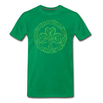 Celtic Clover St. Patrick's Day Men/Unisex Premium T-Shirt - Mr.SWAGBEAST