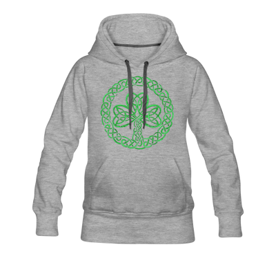 Celtic Clover St. Patrick's Day Women's Premium Pullover Hoodie - Mr.SWAGBEAST