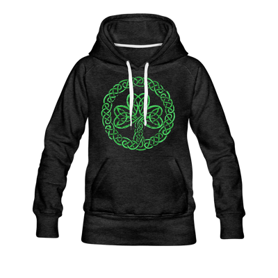 Celtic Clover St. Patrick's Day Women's Premium Pullover Hoodie - Mr.SWAGBEAST
