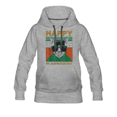 Happy Catrick's Day St. Patrick's Day Women’s Premium Pullover Adult Hoodie - Mr.SWAGBEAST