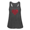 Pixels Video Game Heart Women's Flowy Tank Top - Mr.SWAGBEAST