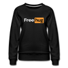 Free Hug Pornhub Women's Premium Crewneck Sweatshirt - Mr.SWAGBEAST