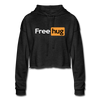 Free Hug Pornhub Women's Cropped Hoodie - Mr.SWAGBEAST