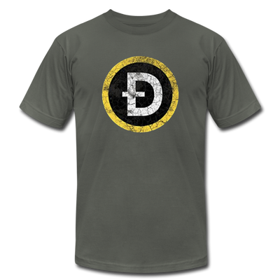 DOGE Coin Ticker Logo Men/Unisex Premium Adult T-Shirt - Mr.SWAGBEAST