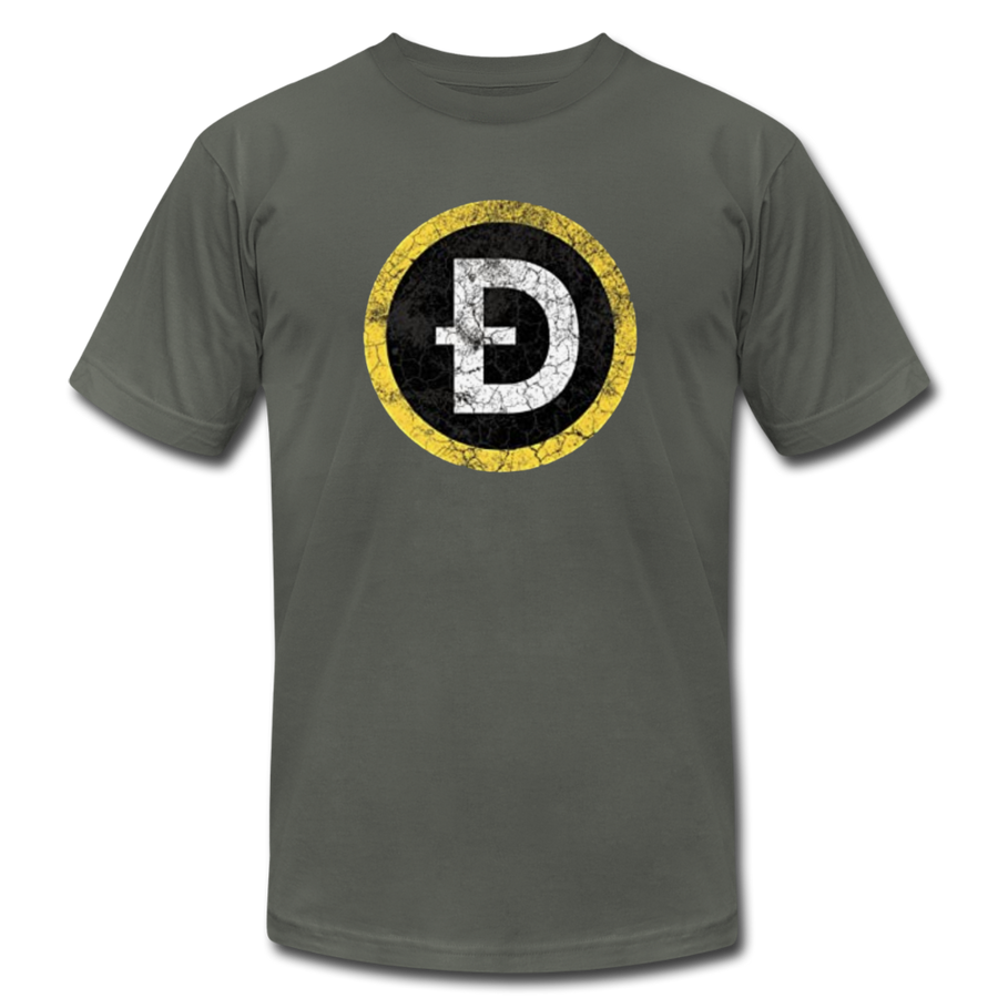 DOGE Coin Ticker Logo Men/Unisex Premium Adult T-Shirt - Mr.SWAGBEAST