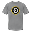 DOGE Coin Ticker Logo Men/Unisex Premium Adult T-Shirt - Mr.SWAGBEAST