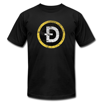 DOGE Coin Ticker Logo Men/Unisex Premium Adult T-Shirt - Mr.SWAGBEAST
