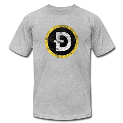 DOGE Coin Ticker Logo Men/Unisex Premium Adult T-Shirt - Mr.SWAGBEAST