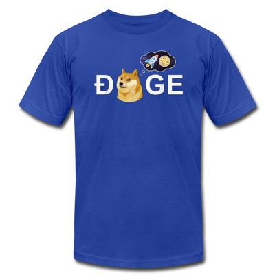 DOGE Meme To the Moon Men/Unisex Premium Adult T-Shirt - Mr.SWAGBEAST