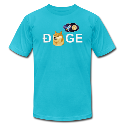 DOGE Meme To the Moon Men/Unisex Premium Adult T-Shirt - Mr.SWAGBEAST