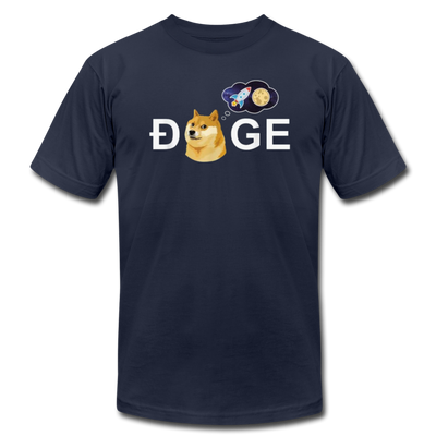 DOGE Meme To the Moon Men/Unisex Premium Adult T-Shirt - Mr.SWAGBEAST