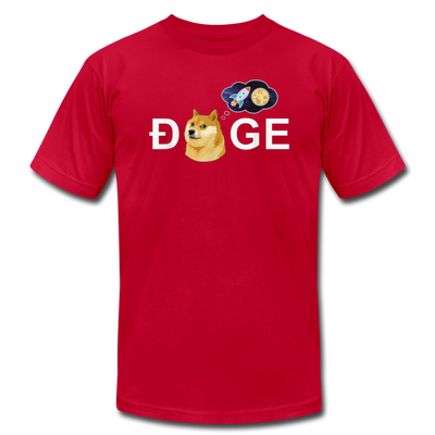 DOGE Meme To the Moon Men/Unisex Premium Adult T-Shirt - Mr.SWAGBEAST