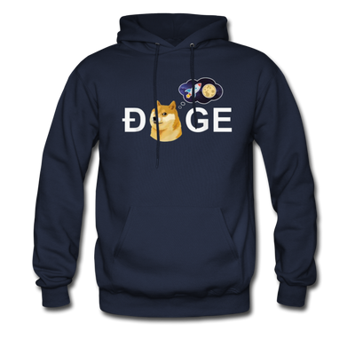 DOGE Meme To the Moon Men/Unisex Premium Adult Pullover Hoodie - Mr.SWAGBEAST