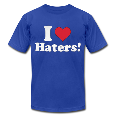 I Love Haters Men/Unisex Premium Adult T-shirt - Mr.SWAGBEAST