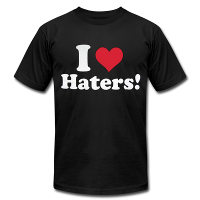 I Love Haters Men/Unisex Premium Adult T-shirt - Mr.SWAGBEAST