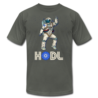Hodl Disco Astronaut Cardano Men/Unisex Premium Adult T-Shirt - Mr.SWAGBEAST