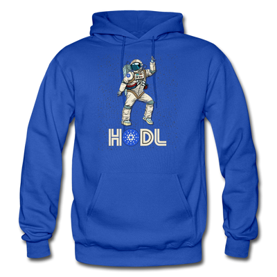 Hodl Disco Astronaut Cardano Men/Unisex Premium Adult Pullover Hoodie - Mr.SWAGBEAST