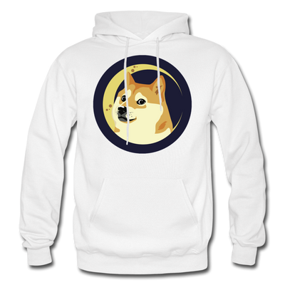 DOGE Coin Meme Dog Moon Men/Unisex Premium Adult Pullover Hoodie - Mr.SWAGBEAST