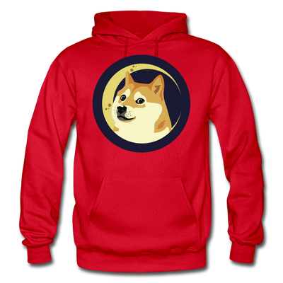 DOGE Coin Meme Dog Moon Men/Unisex Premium Adult Pullover Hoodie - Mr.SWAGBEAST