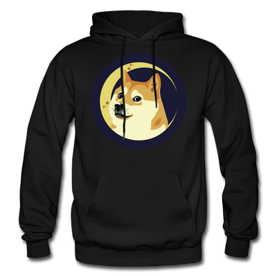 DOGE Coin Meme Dog Moon Men/Unisex Premium Adult Pullover Hoodie - Mr.SWAGBEAST