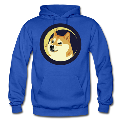 DOGE Coin Meme Dog Moon Men/Unisex Premium Adult Pullover Hoodie - Mr.SWAGBEAST